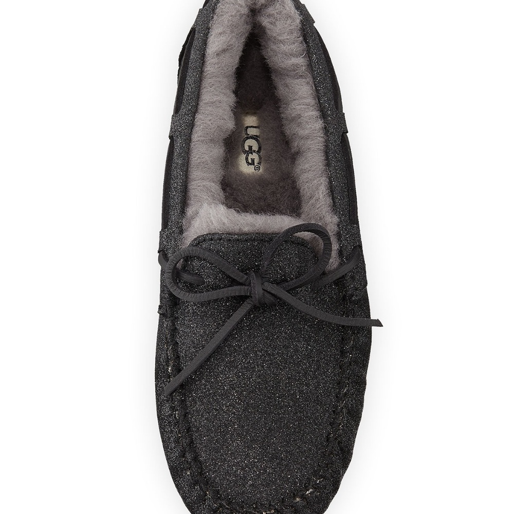 UGG Dakota Sparkle Black Glitter Slippers - Picture 5 of 8